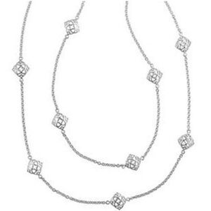 Silver Long Kendra Scott Necklace